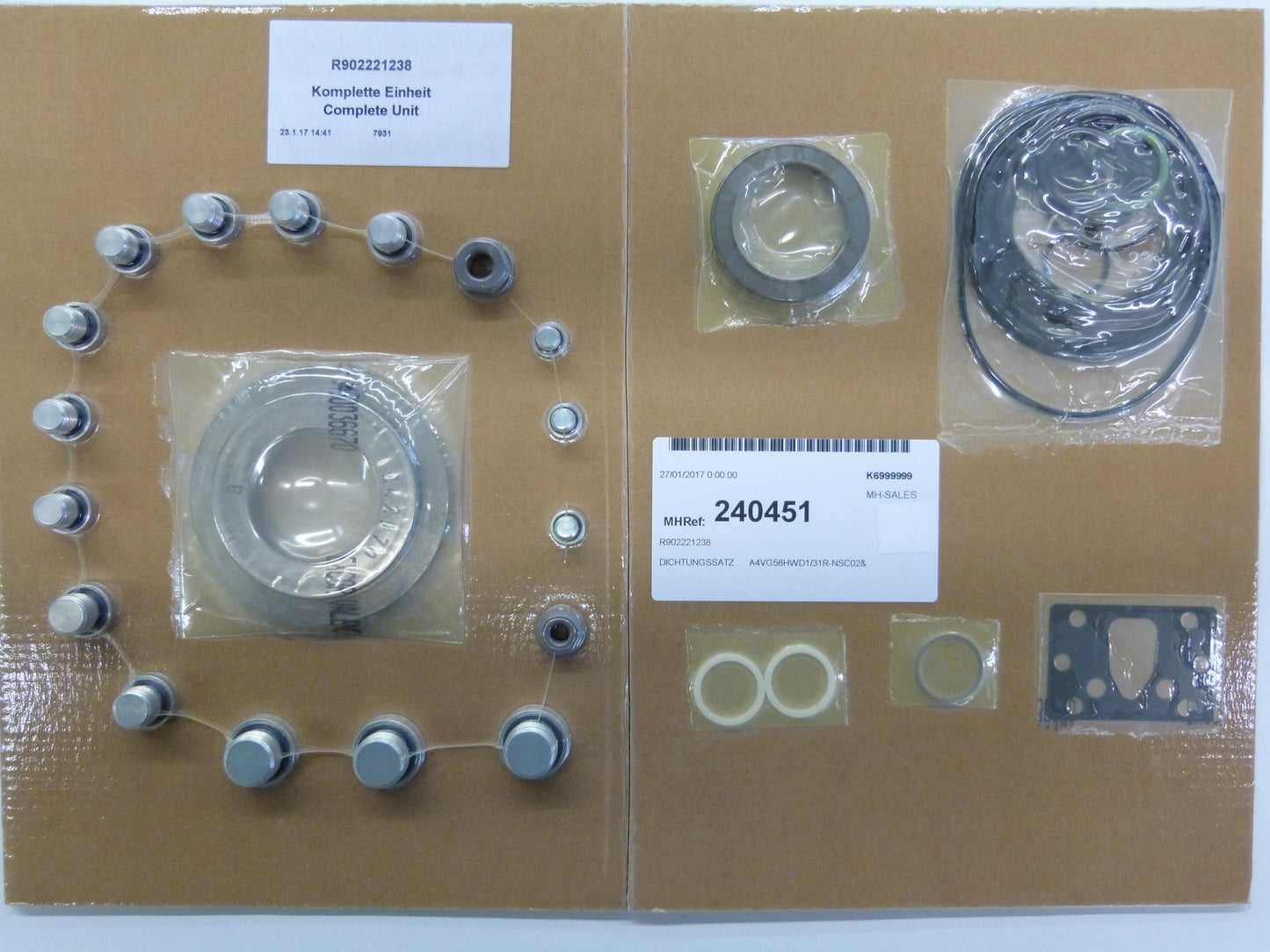 Image 1 of DICHTUNGSSATZ A4VG56HWD1/31R-NSC02&