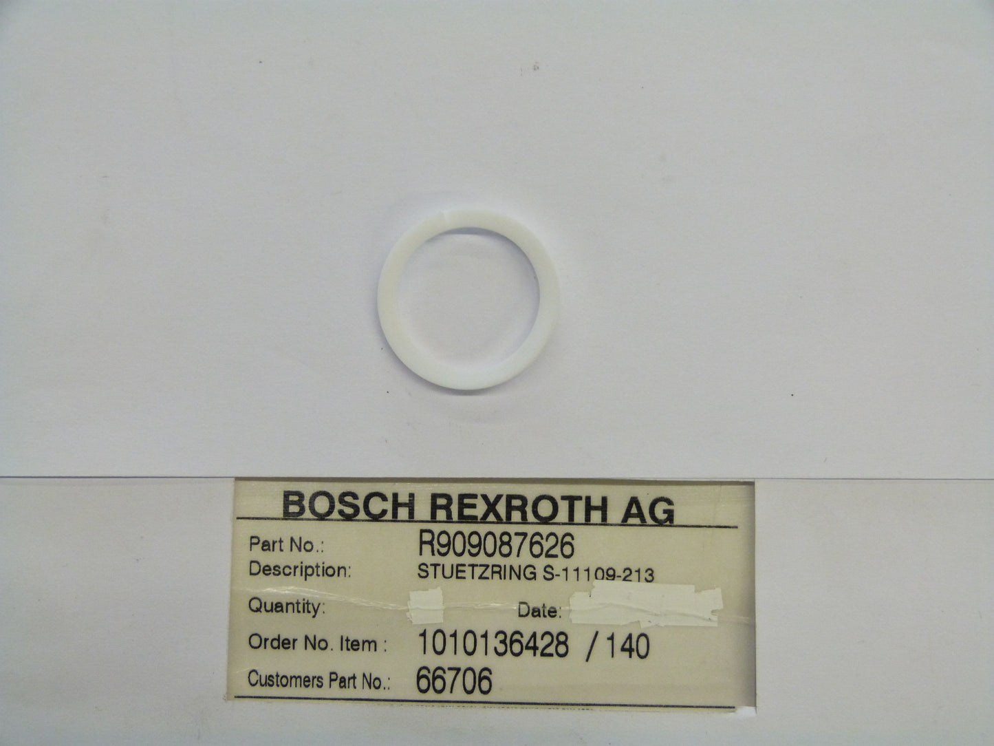 Image 1 of TEFLON BACK UP RING