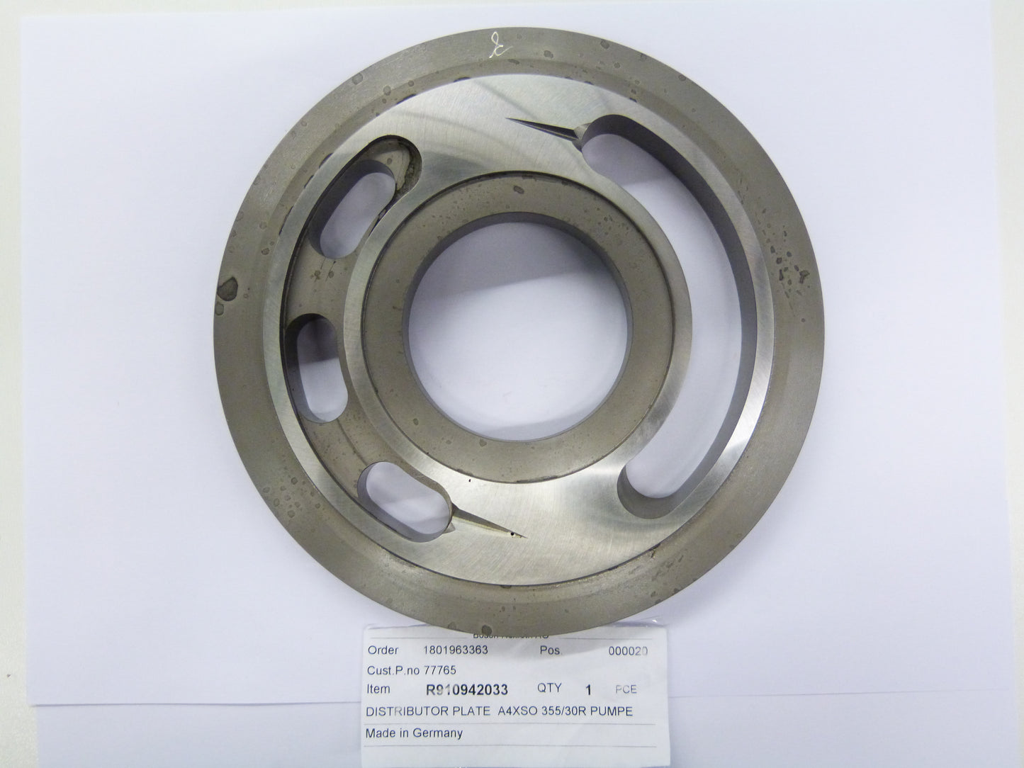 Image 1 of PORTPLATE A4VSO 355 RH