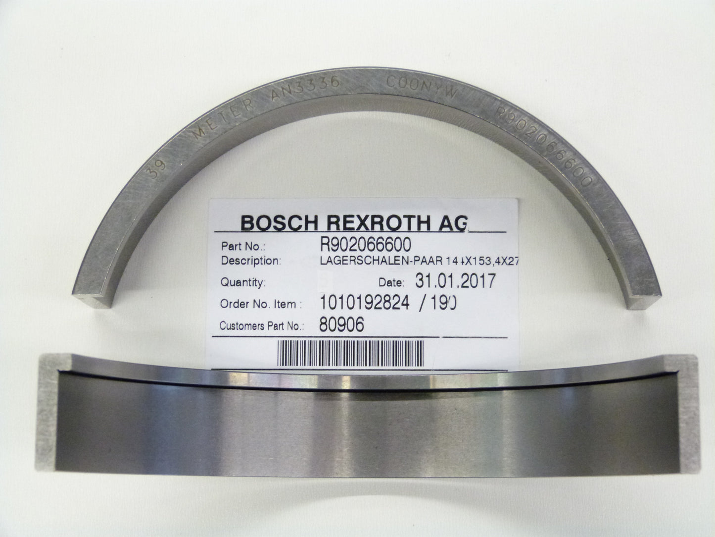 Image 1 of BEARING SHELL SET A11VLO190