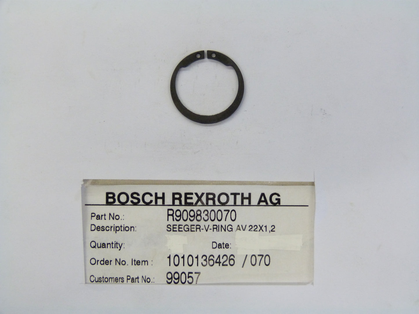 Image 1 of SEEGER-V-RING