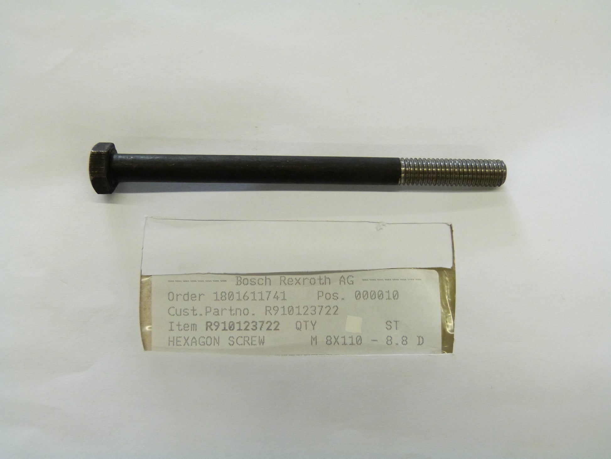 Image 1 of SKT.SCHR.M  8X110  - 8.8DIN    931