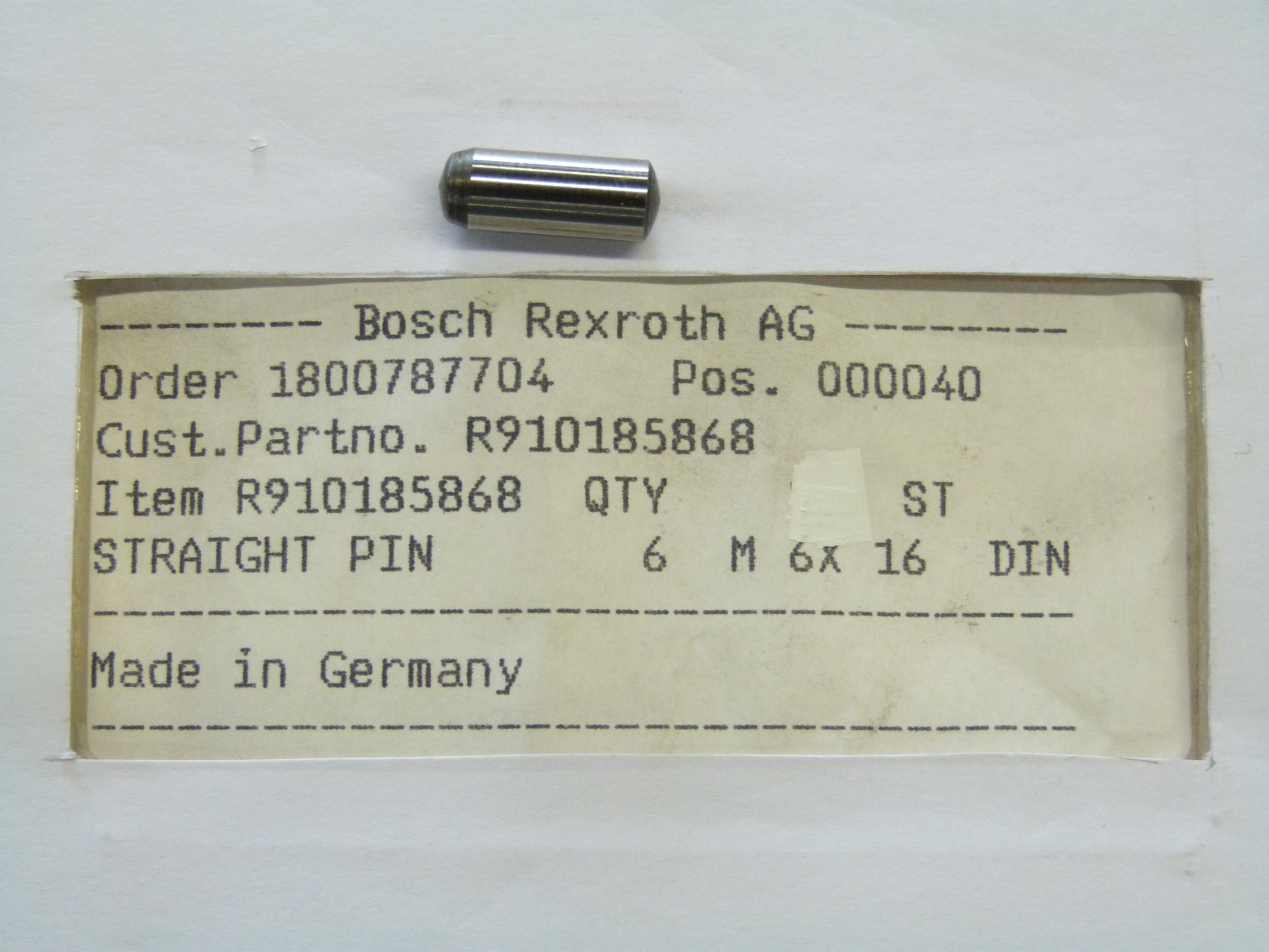 Image 1 of BARREL PIN