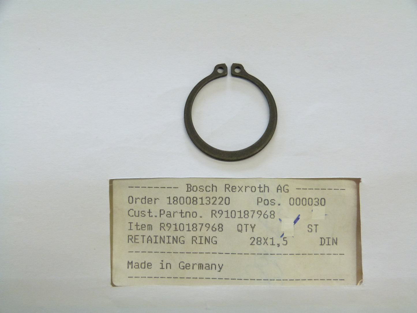 Image 1 of RETAINING RING