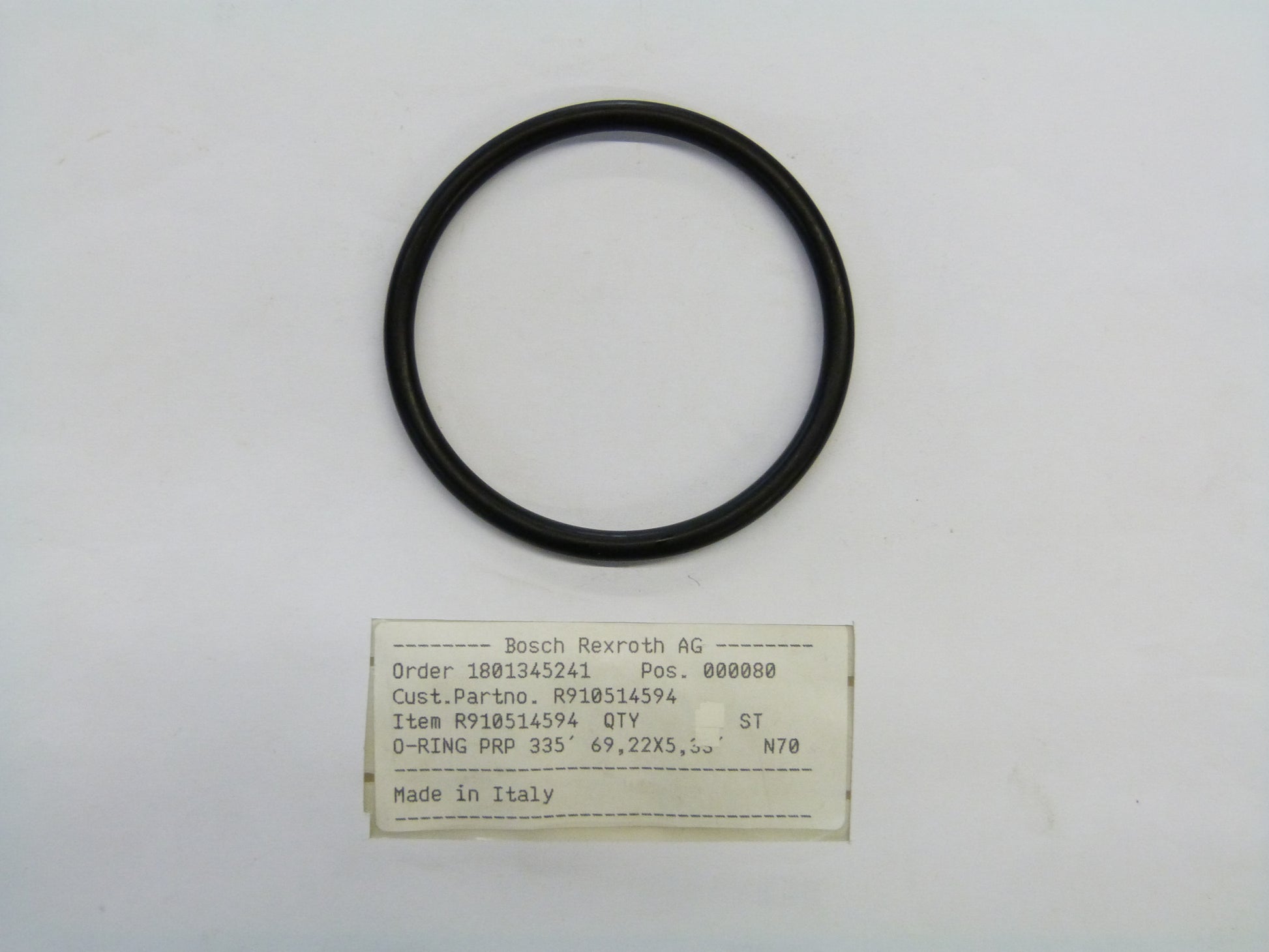 Image 1 of O-RING PRP 335' 69,22X5,33'N70