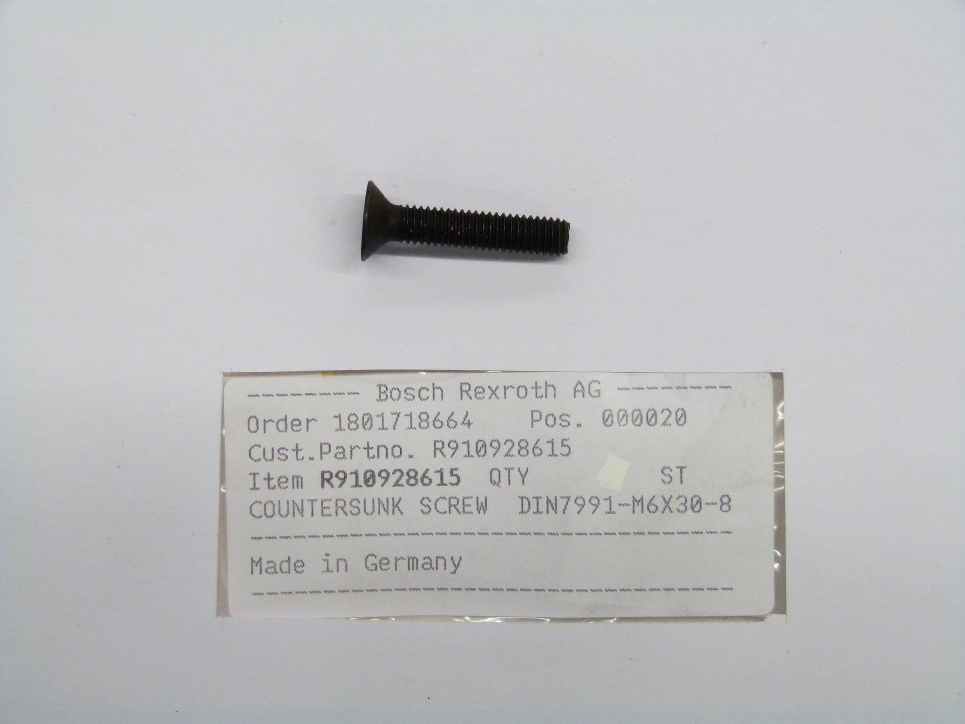 Image 1 of FLAT HEAD SCREW