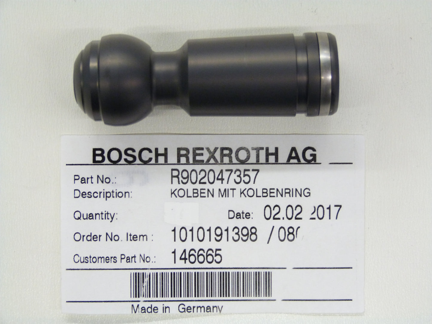Image 1 of PISTON WITH PISTONRING