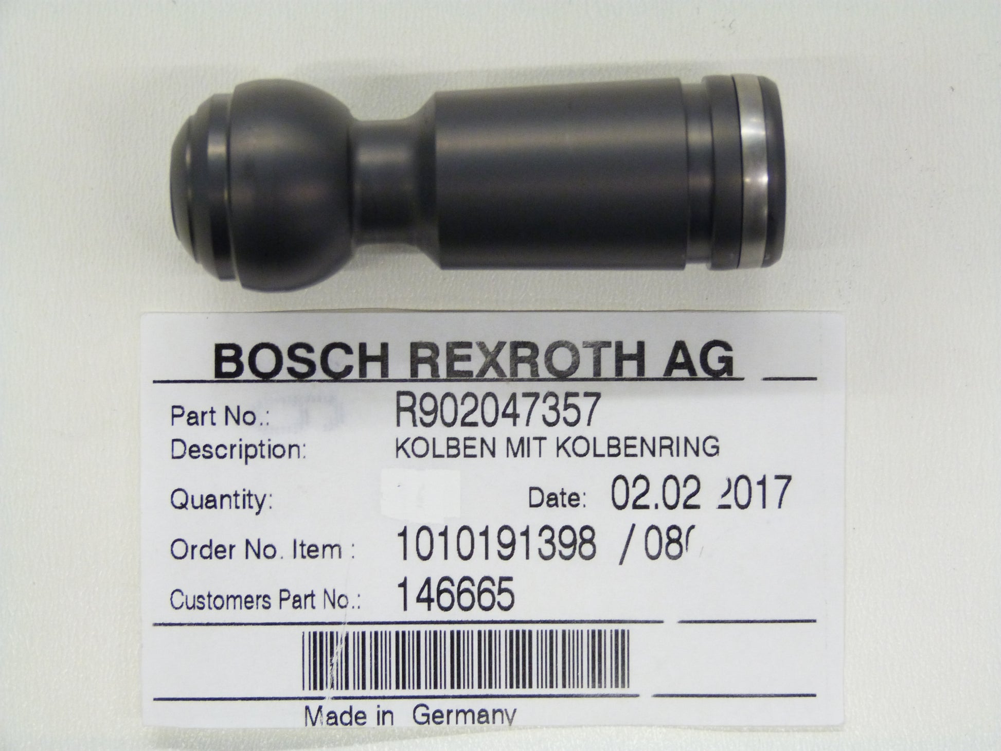 Image 1 of PISTON WITH PISTONRING