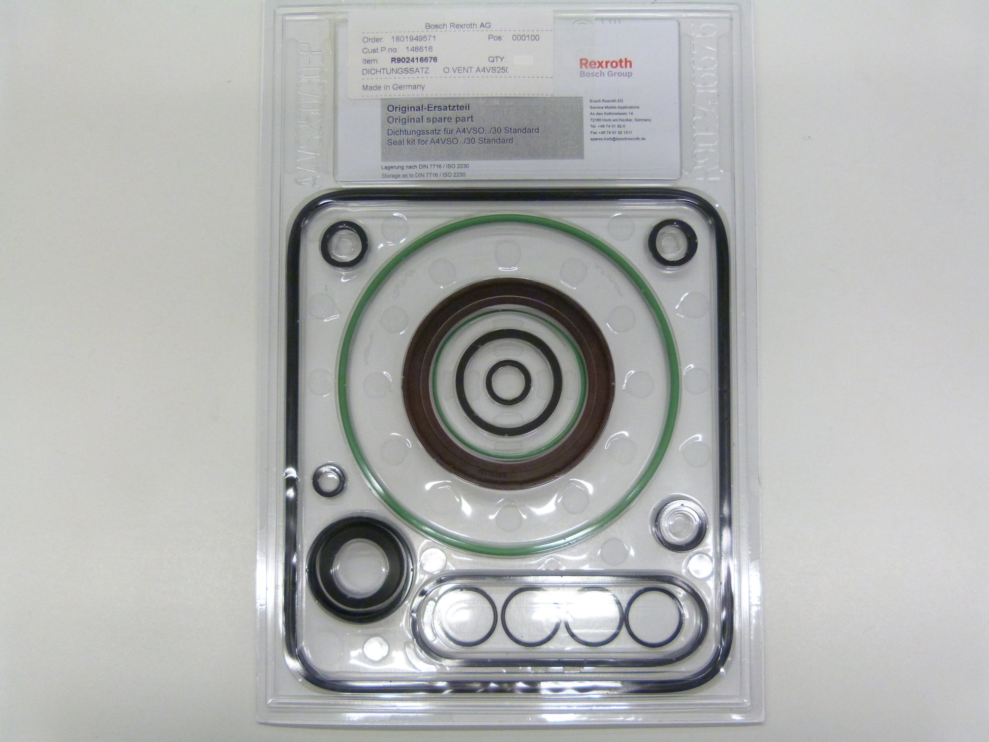 Image 1 of SEAL KIT O.VENT.A4VS250/30-P+PACK.