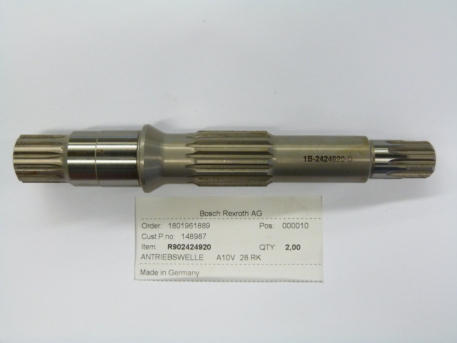 Image 1 of ANTRIEBSWELLE A10V  28 RK