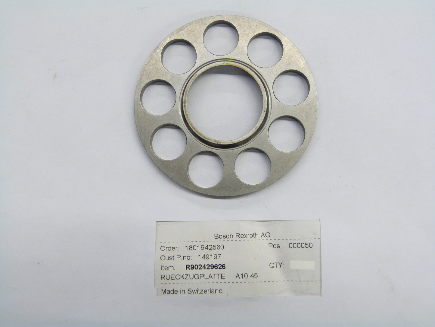 Image 1 of RETAINERPLATE
