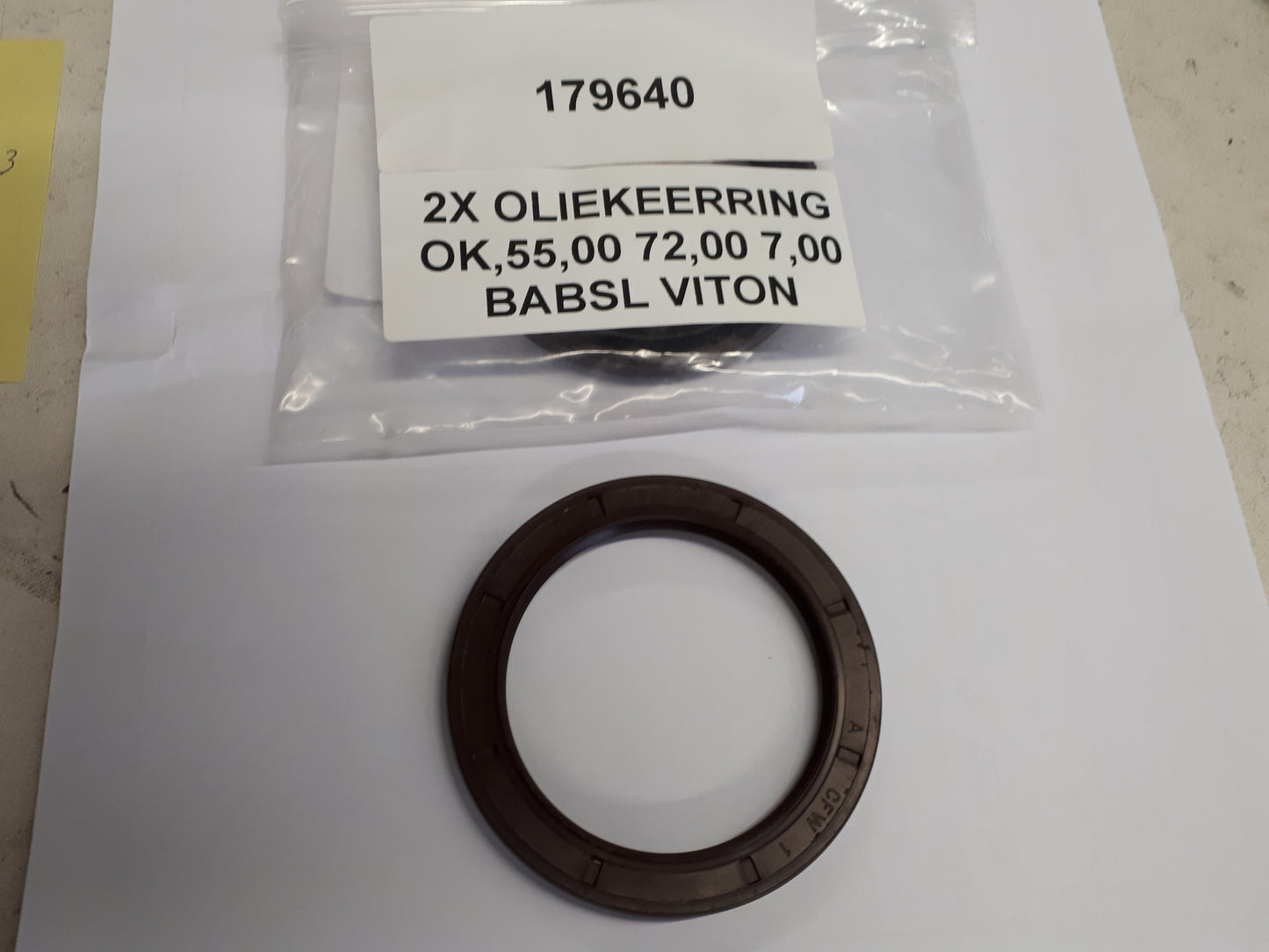 Image 1 of OLIEKEERRING  55,00 X 72,00 X 7,00 BABSL  VITON