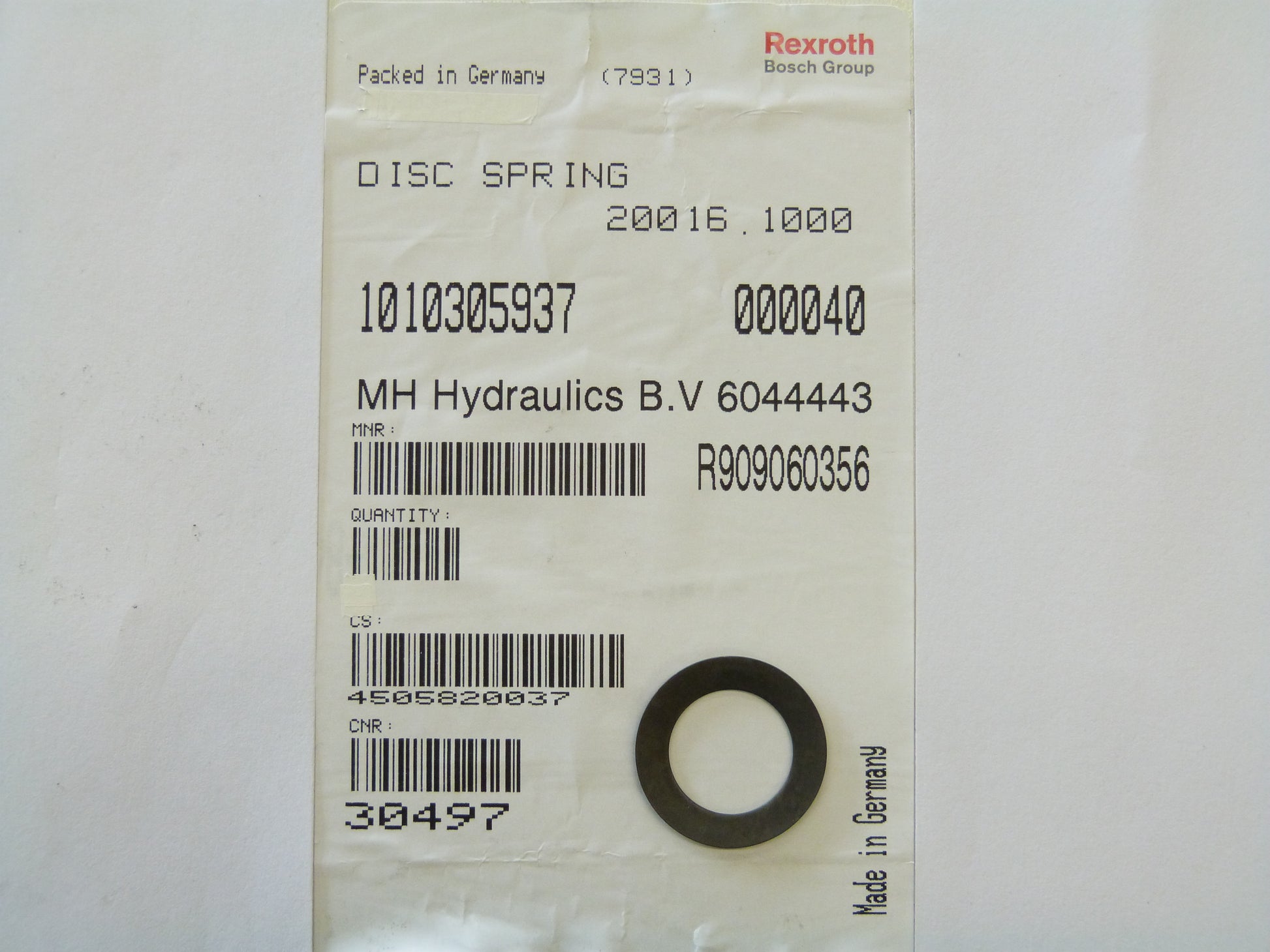 Image 1 of CUP SPRING