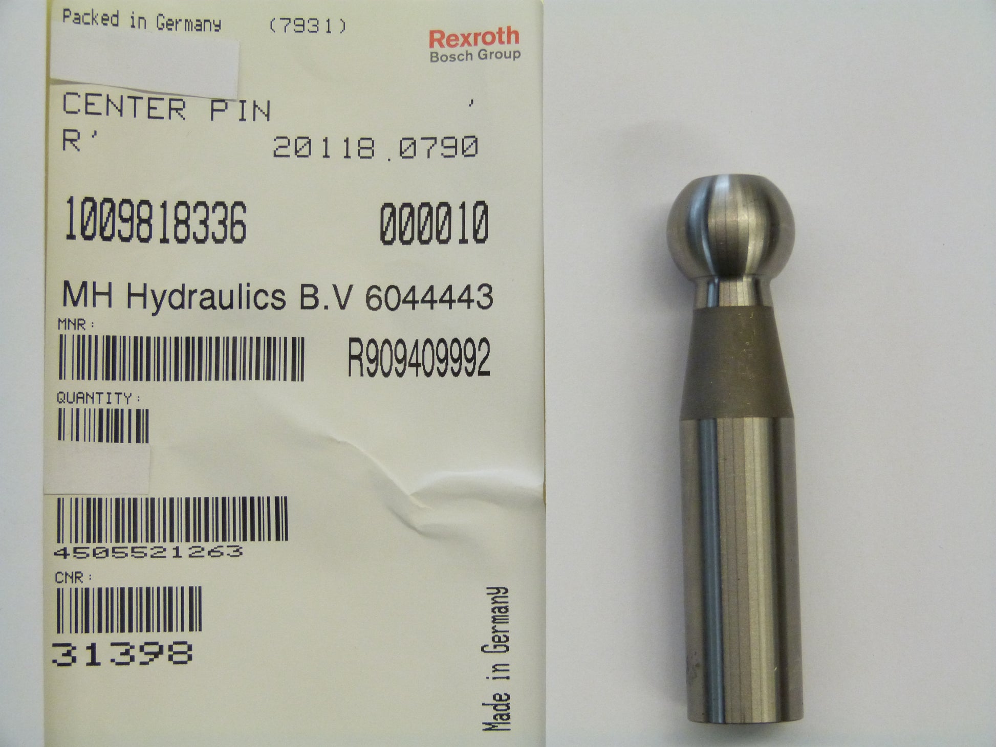 Image 1 of CENTER PIN