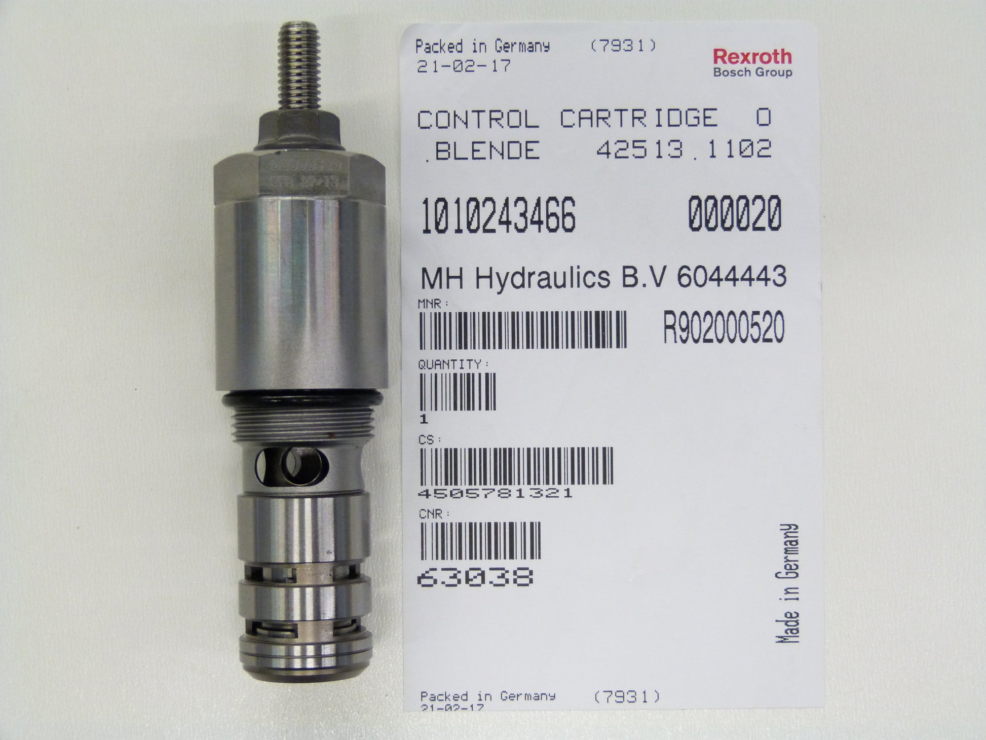 Image 1 of CONTROL CARTRIDGE WITHOUT ORIFICE