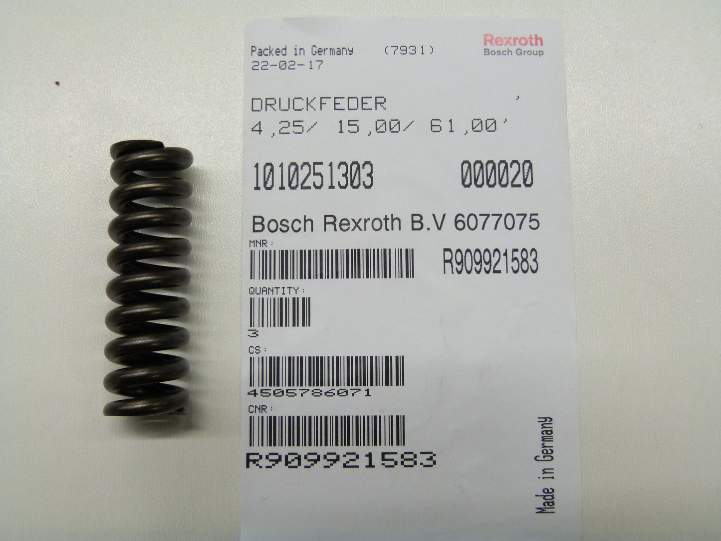 Image 1 of PRESSURE SPRING