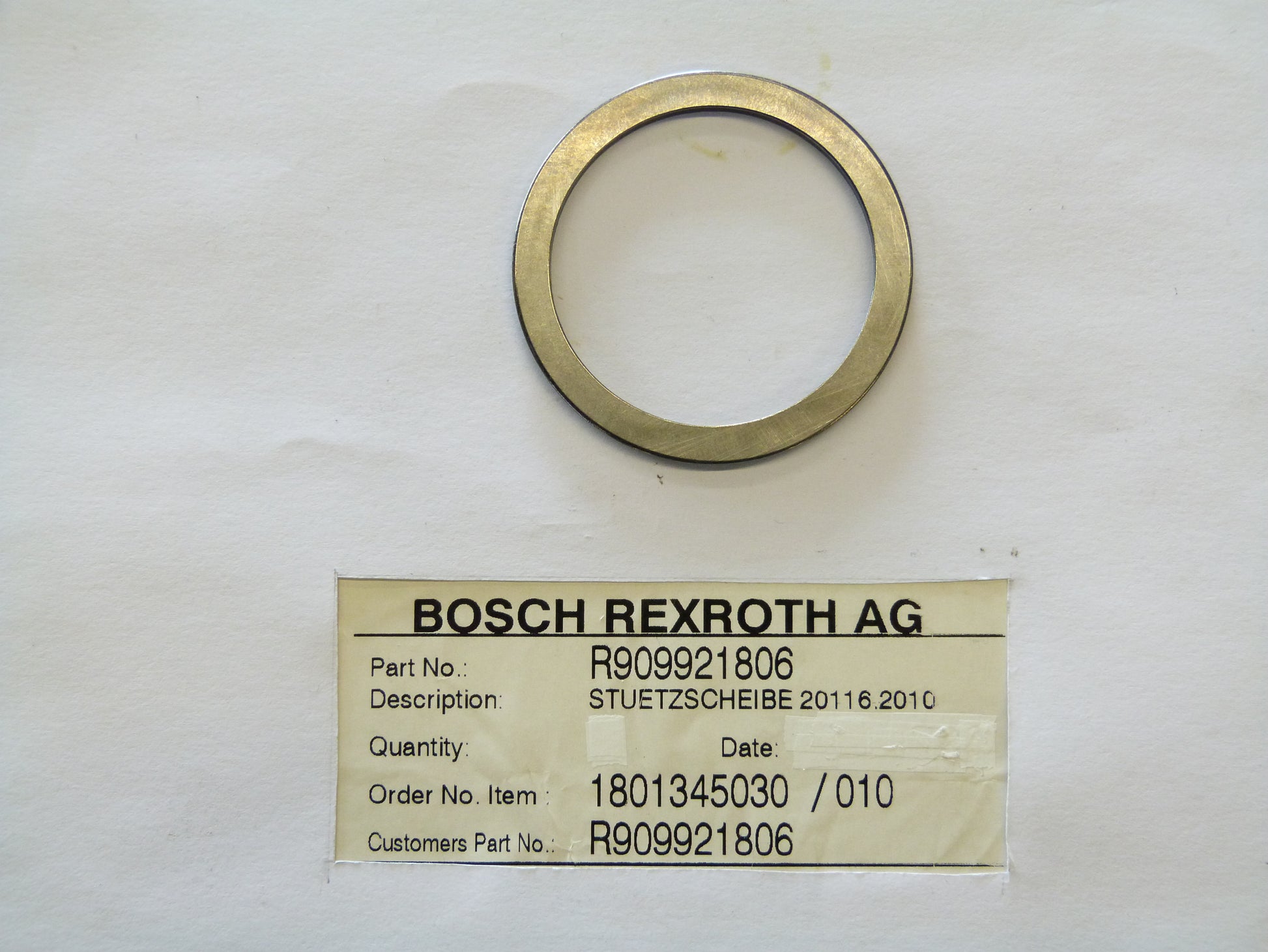 Image 1 of BACK UP PLATE