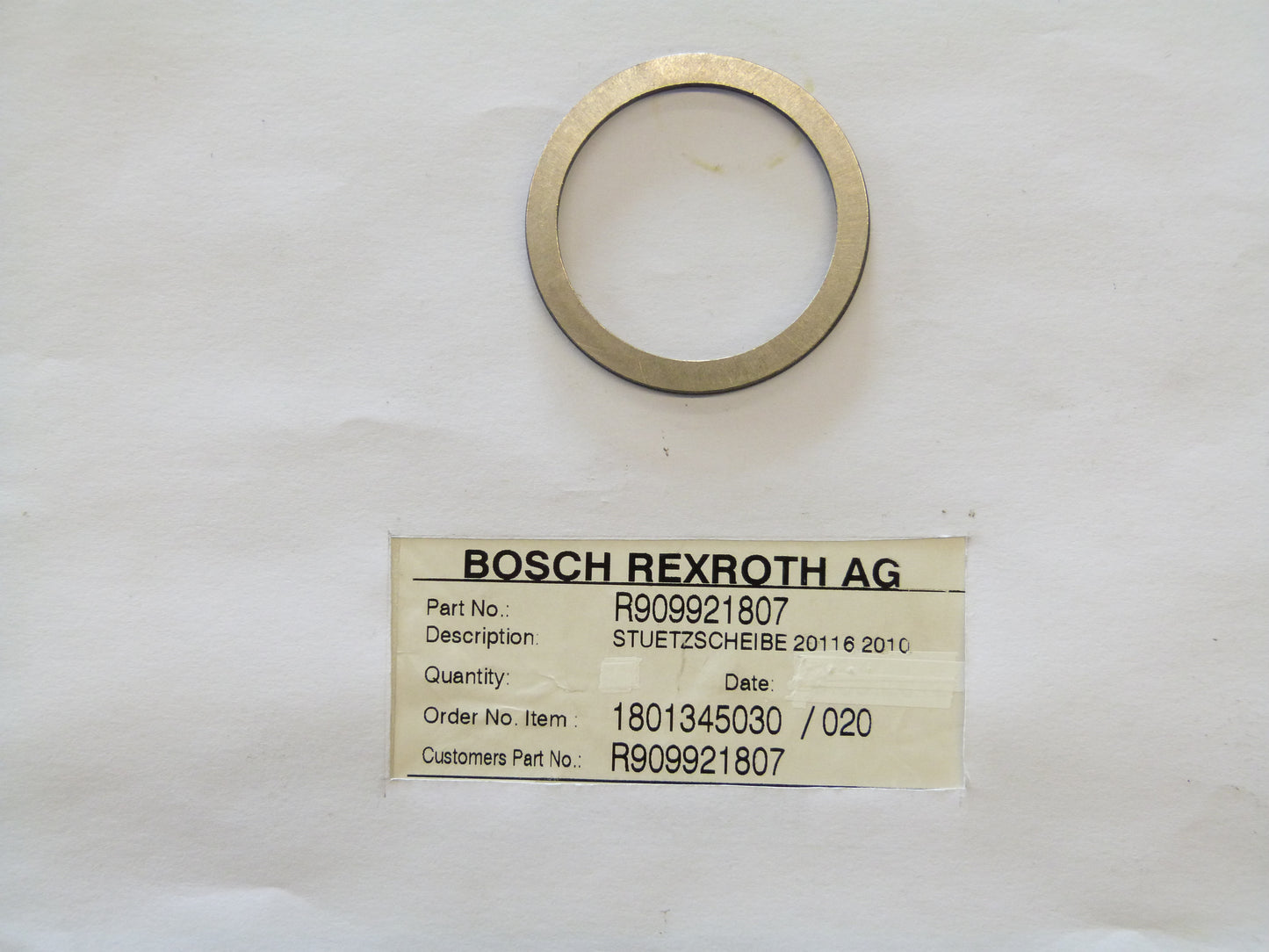 Image 1 of BACK UP PLATE