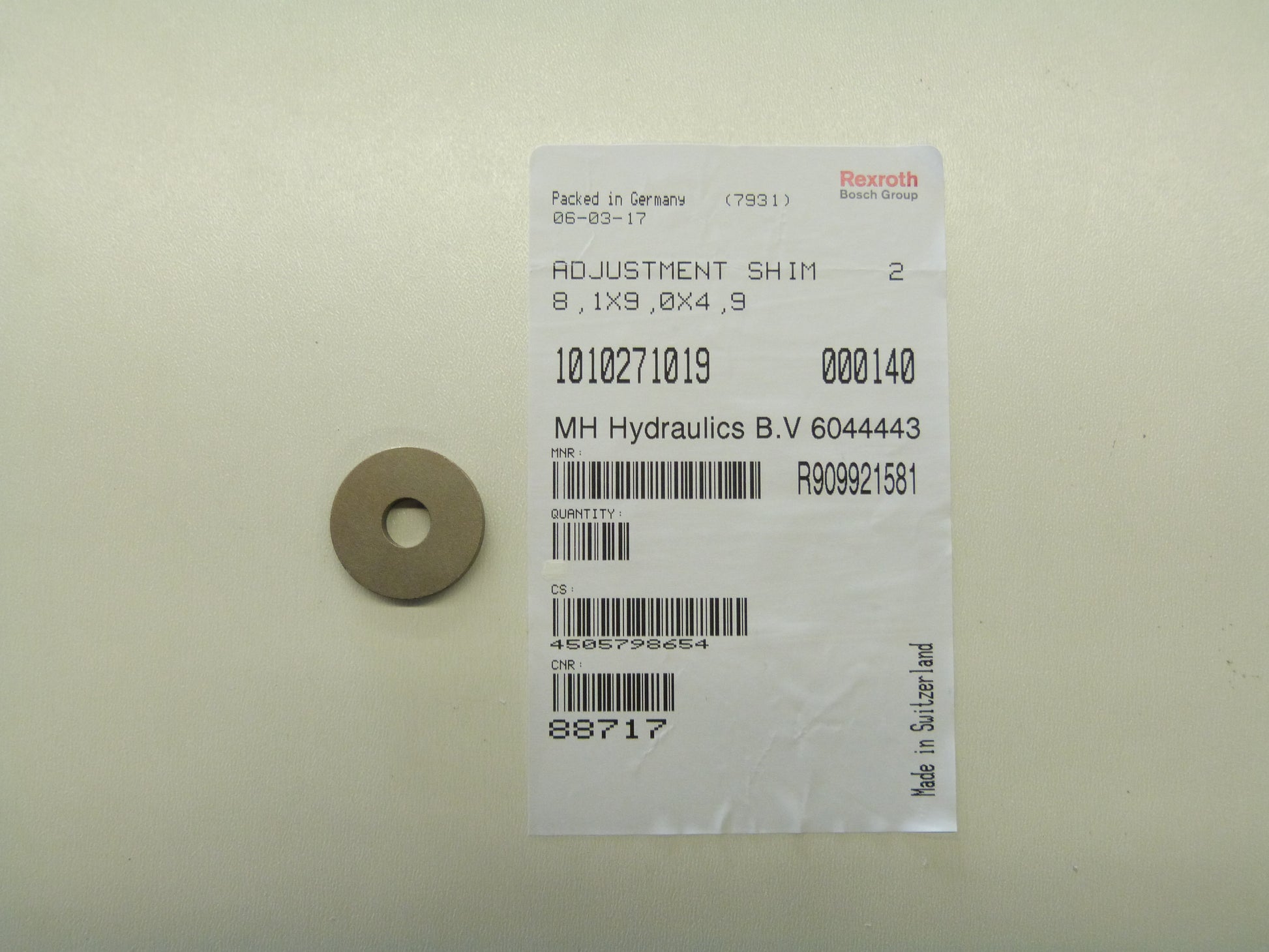 Image 1 of ADJUSTMENT SHIM