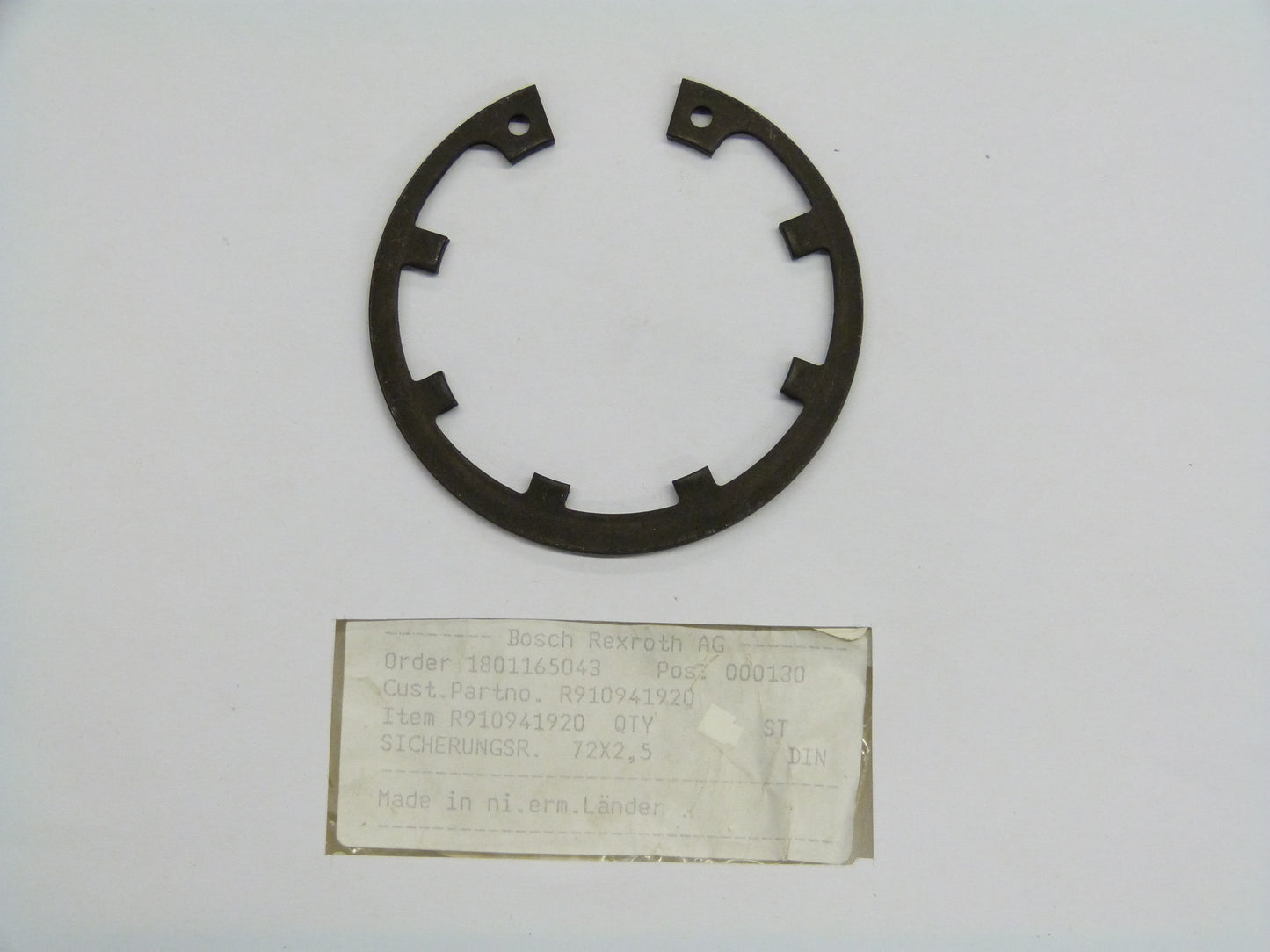 Image 1 of RETAINING RING