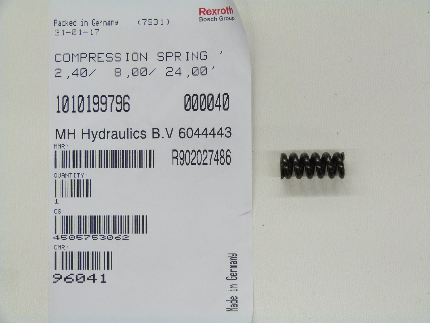 Image 1 of PRESSURE SPRING