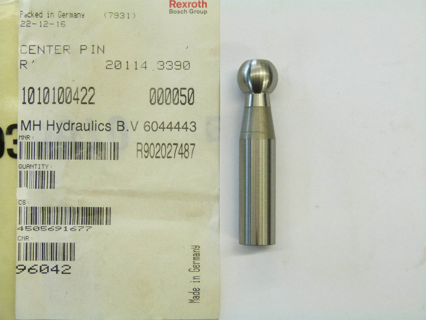 Image 1 of CENTER PIN