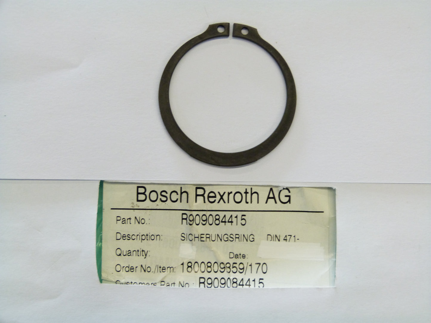 Image 1 of RETAINING RING