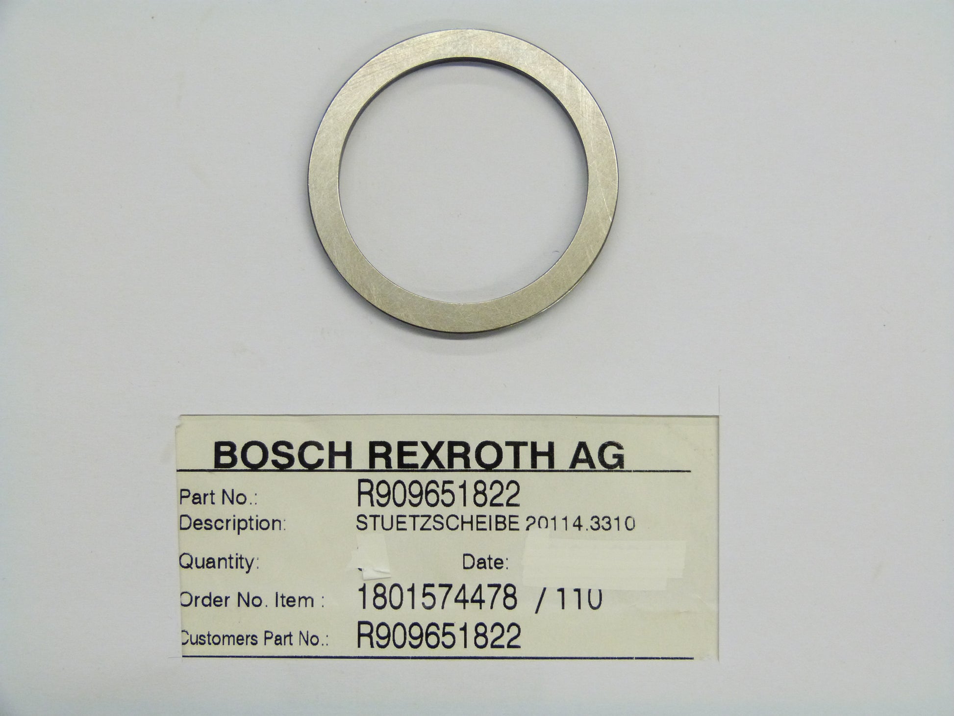 Image 1 of BACK UP PLATE